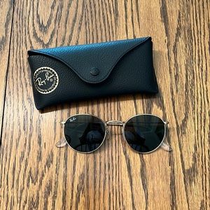 Ray Ban round metal sunglasses